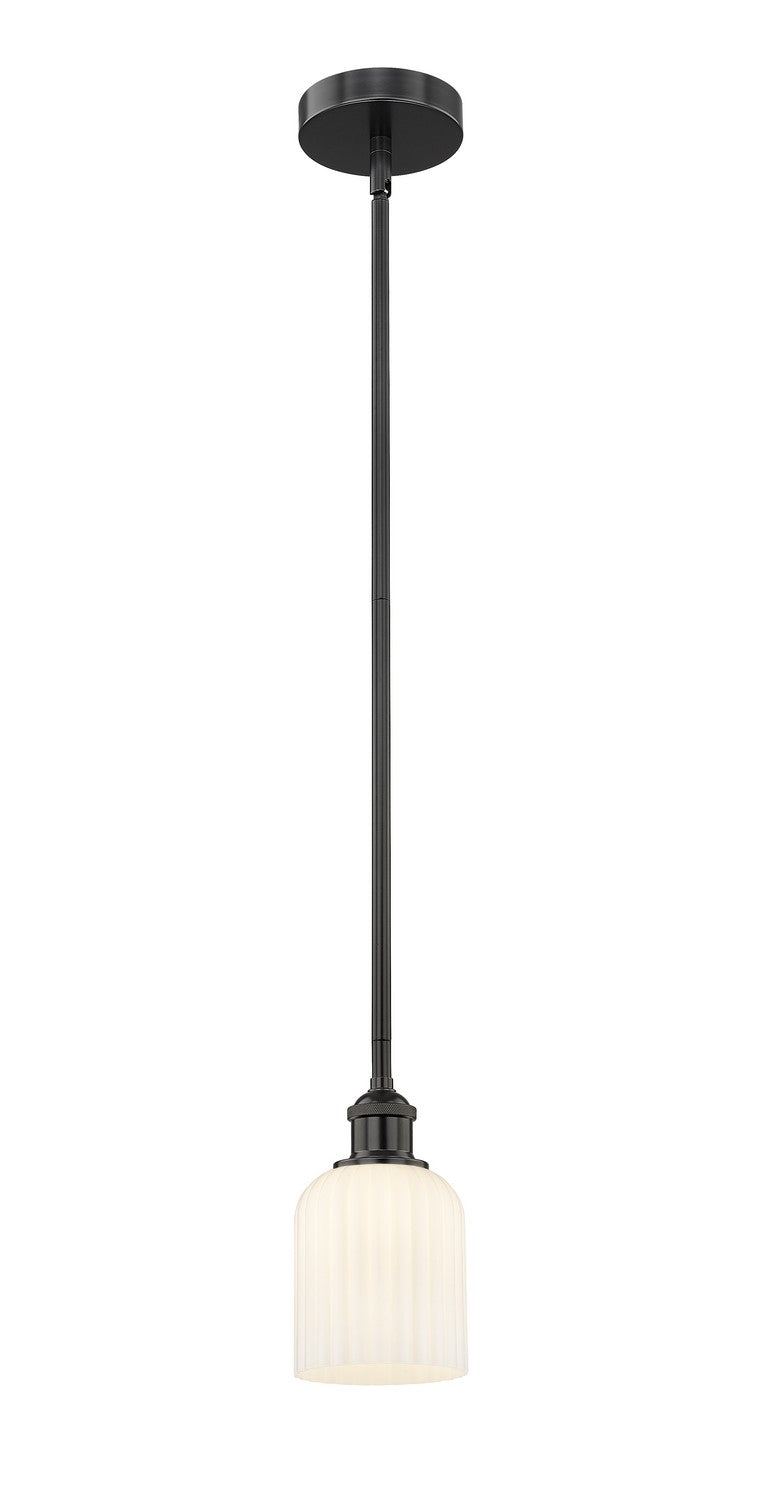 Innovations 616-1S-BK-G559-5GWH One Light Mini Pendant, Matte Black
