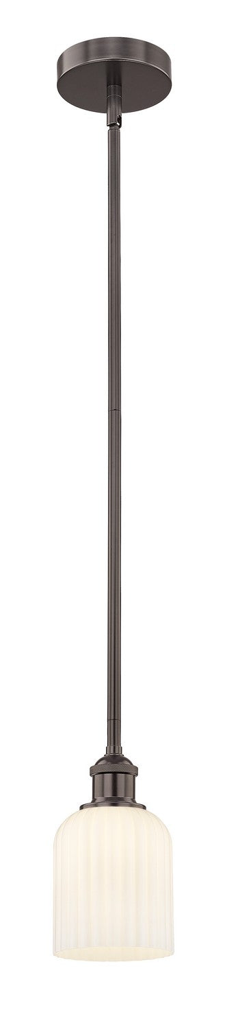 Innovations 616-1S-OB-G559-5GWH One Light Mini Pendant, Oil Rubbed Bronze
