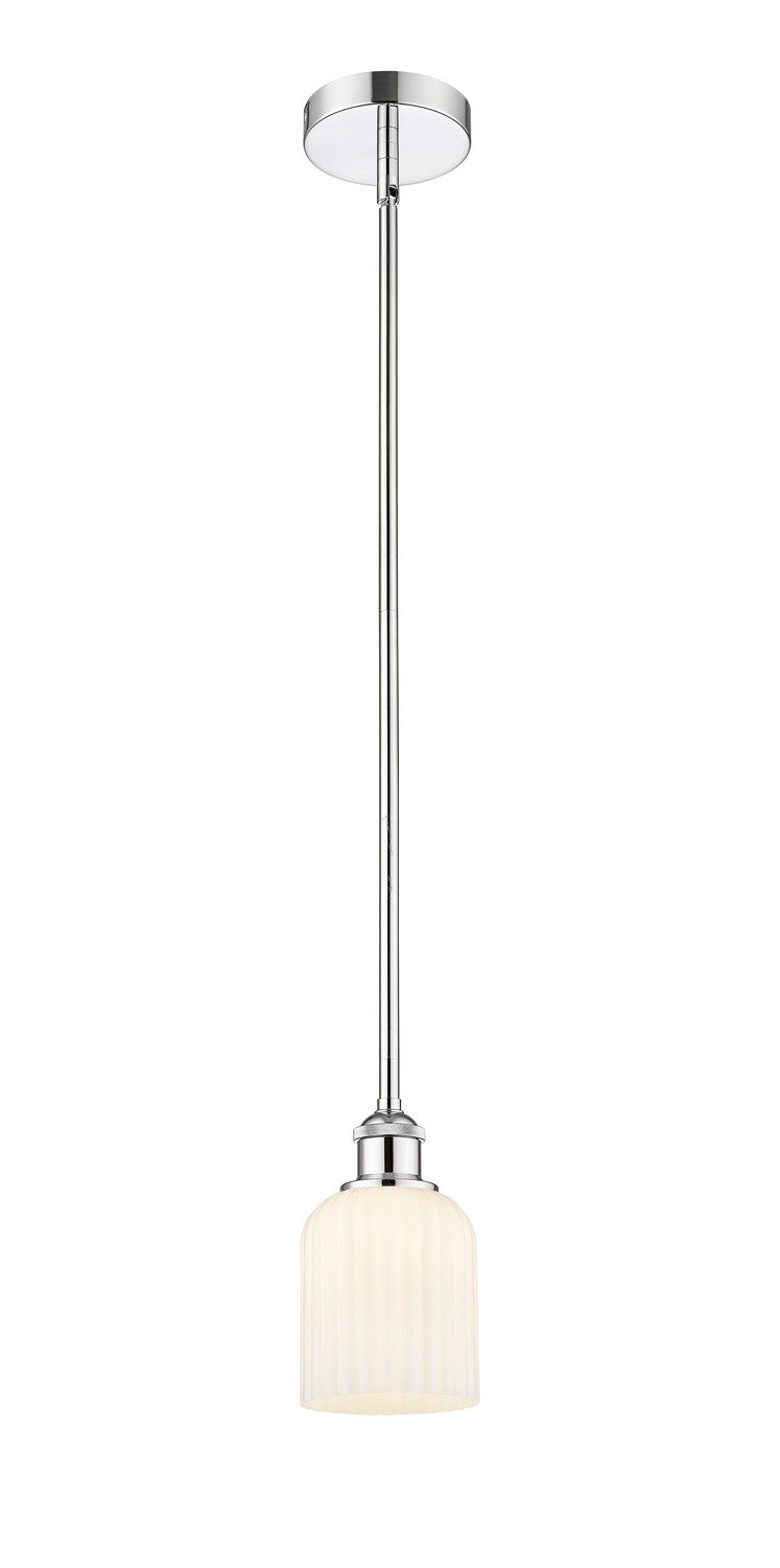 Innovations 616-1S-PC-G559-5GWH One Light Mini Pendant, Polished Chrome