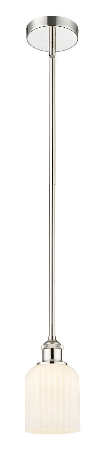 Innovations 616-1S-PN-G559-5GWH One Light Mini Pendant, Polished Nickel
