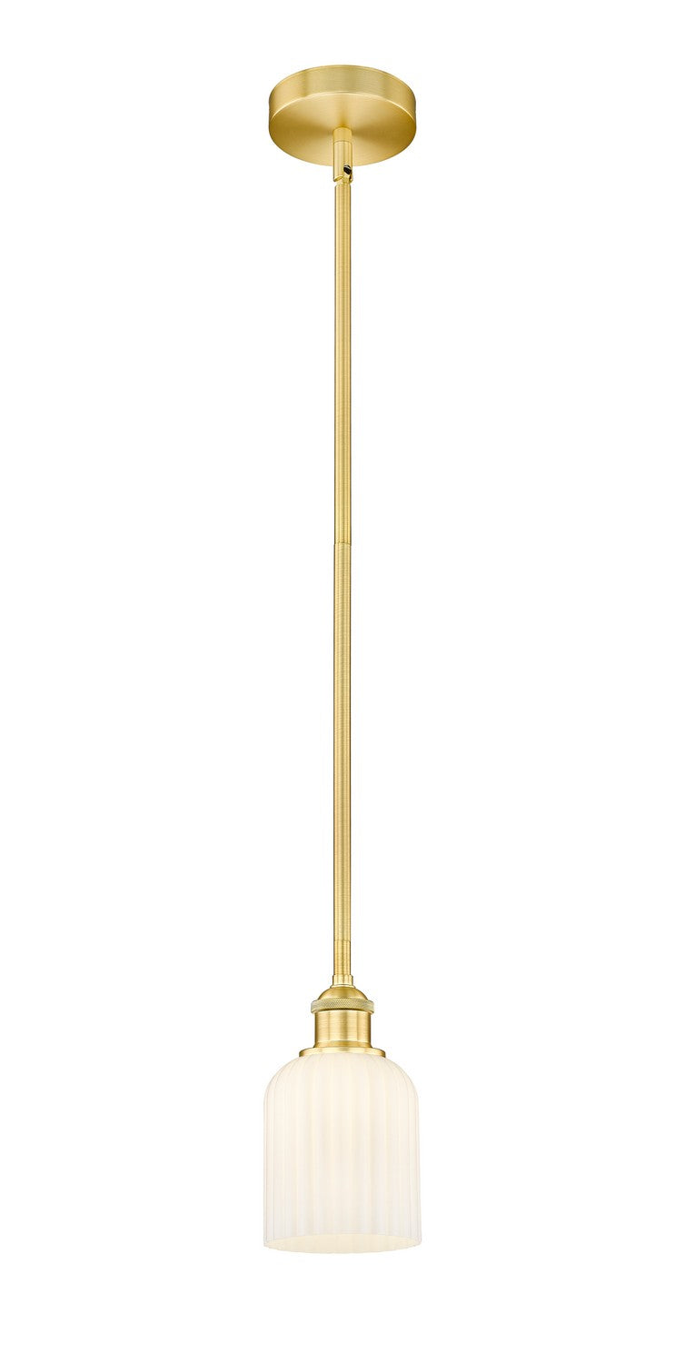 Innovations 616-1S-SG-G559-5GWH One Light Mini Pendant, Satin Gold