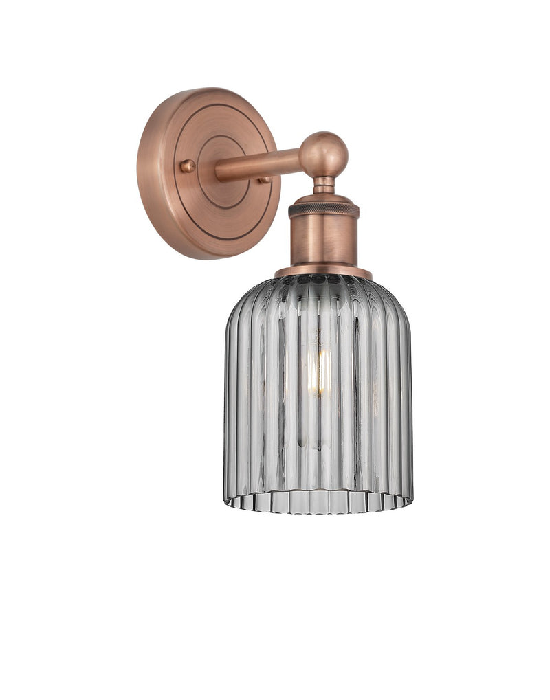 Innovations 616-1W-AC-G559-5SM One Light Wall Sconce, Antique Copper