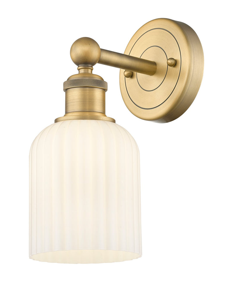 Innovations 616-1W-BB-G559-5GWH One Light Wall Sconce, Brushed Brass