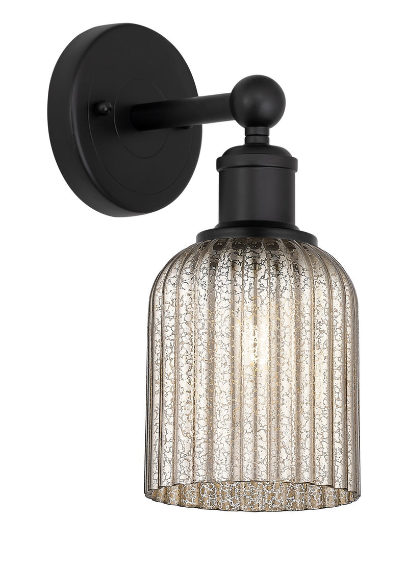 Innovations 616-1W-BK-G559-5ME One Light Wall Sconce, Matte Black