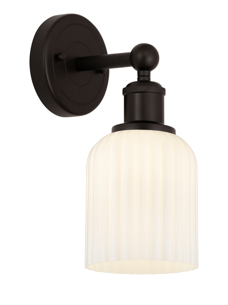 Innovations 616-1W-OB-G559-5GWH One Light Wall Sconce, Oil Rubbed Bronze
