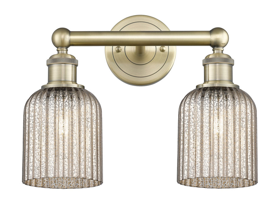 Innovations 616-2W-AB-G559-5ME Two Light Bath Vanity, Antique Brass