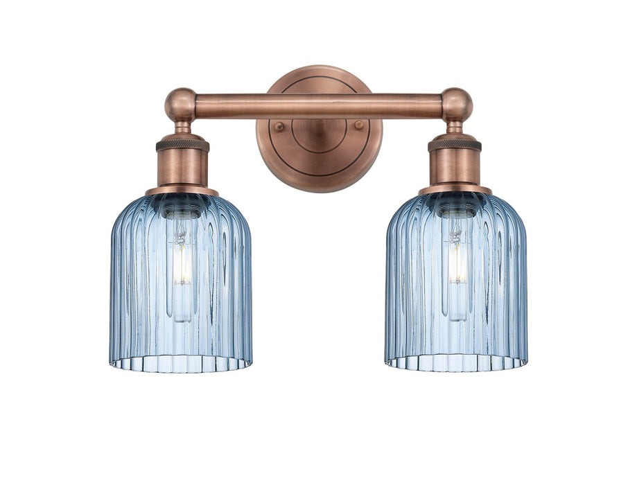Innovations 616-2W-AC-G559-5BL Two Light Bath Vanity, Antique Copper