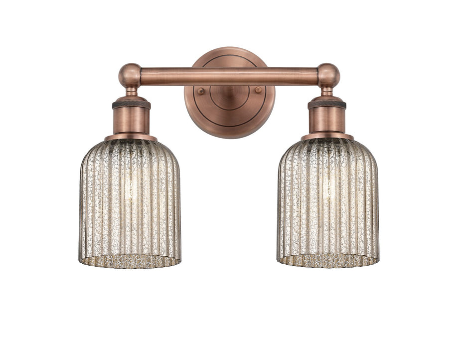 Innovations 616-2W-AC-G559-5ME Two Light Bath Vanity, Antique Copper