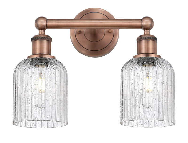 Innovations 616-2W-AC-G559-5SDY Two Light Bath Vanity, Antique Copper