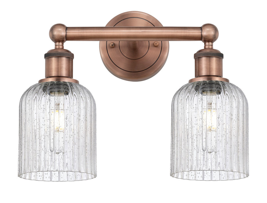 Innovations 616-2W-AC-G559-5SDY Two Light Bath Vanity, Antique Copper