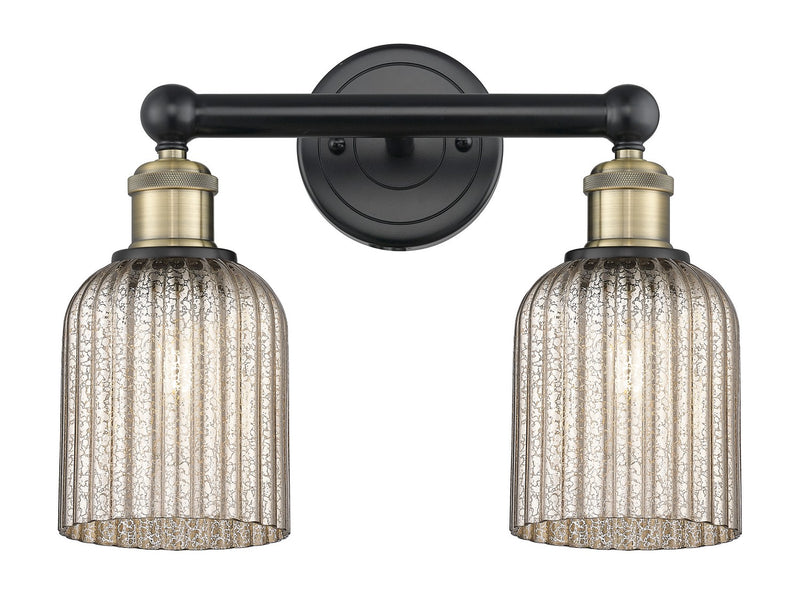 Innovations 616-2W-BAB-G559-5ME Two Light Bath Vanity, Black Antique Brass