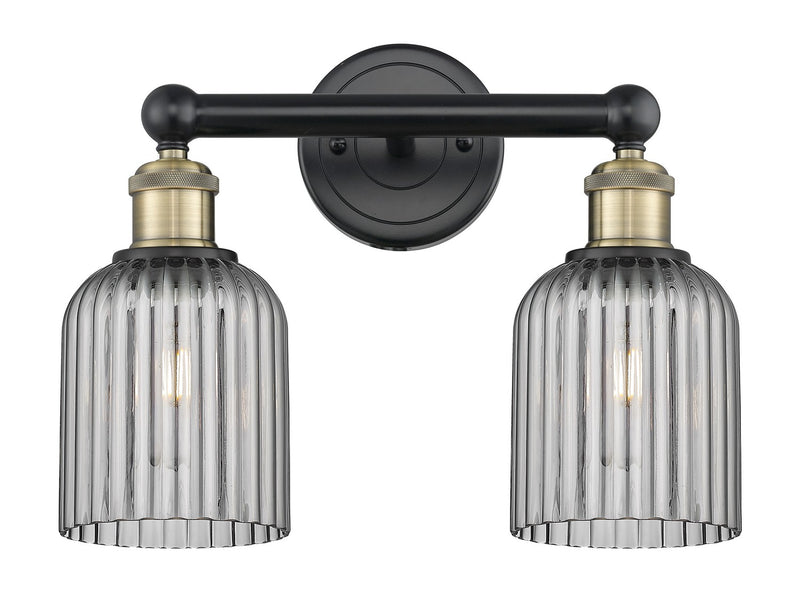 Innovations 616-2W-BAB-G559-5SM Two Light Bath Vanity, Black Antique Brass