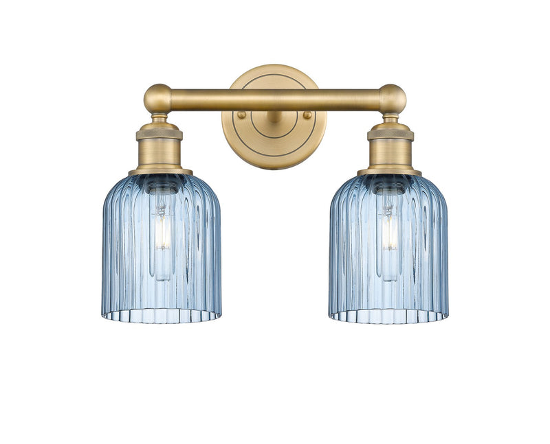 Innovations 616-2W-BB-G559-5BL Two Light Bath Vanity, Brushed Brass