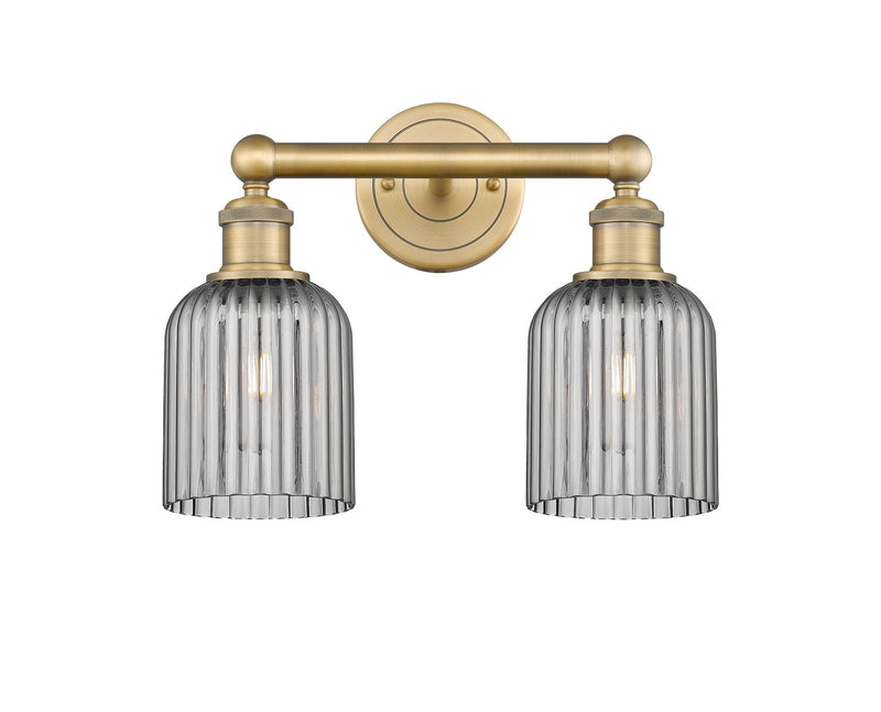 Innovations 616-2W-BB-G559-5SM Two Light Bath Vanity, Brushed Brass