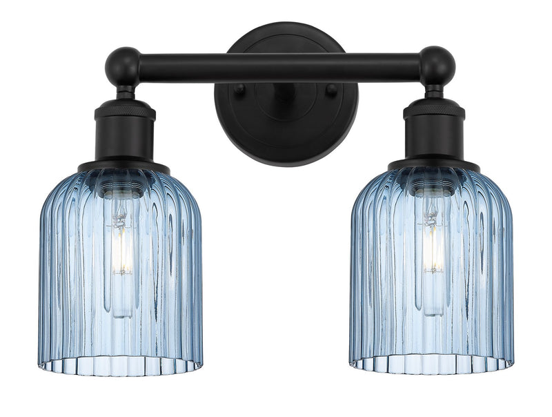 Innovations 616-2W-BK-G559-5BL Two Light Bath Vanity, Matte Black