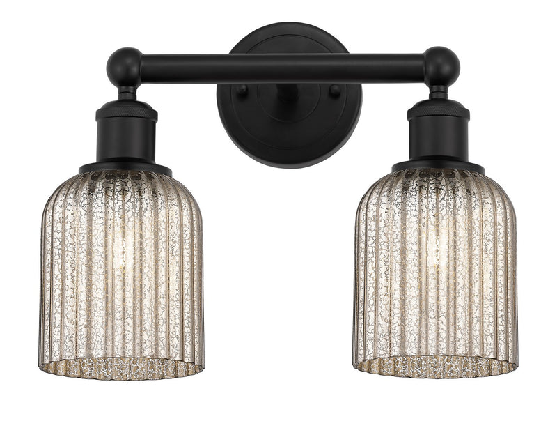 Innovations 616-2W-BK-G559-5ME Two Light Bath Vanity, Matte Black