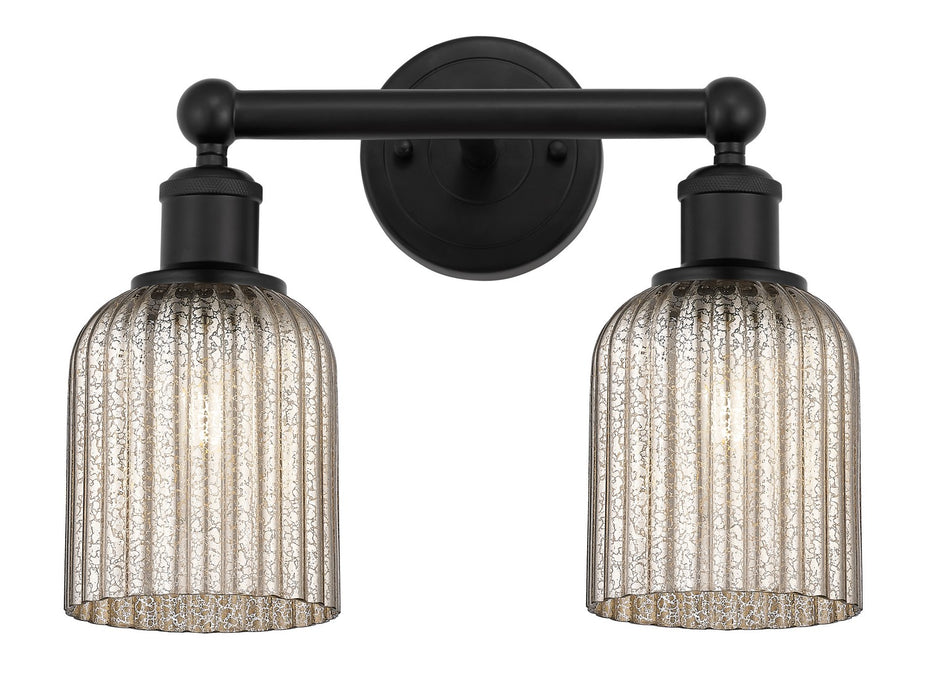Innovations 616-2W-BK-G559-5ME Two Light Bath Vanity, Matte Black