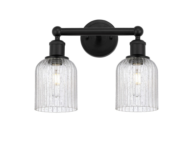 Innovations 616-2W-BK-G559-5SDY Two Light Bath Vanity, Matte Black