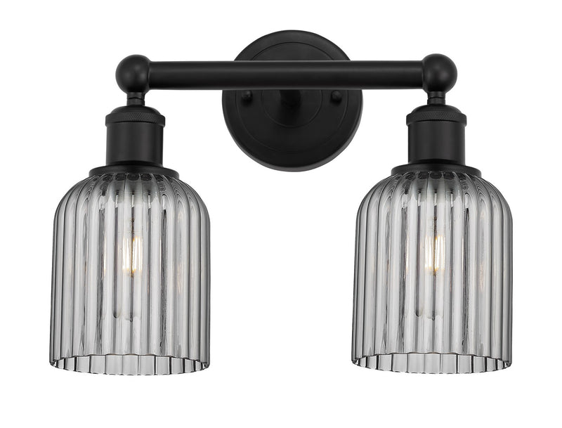 Innovations 616-2W-BK-G559-5SM Two Light Bath Vanity, Matte Black