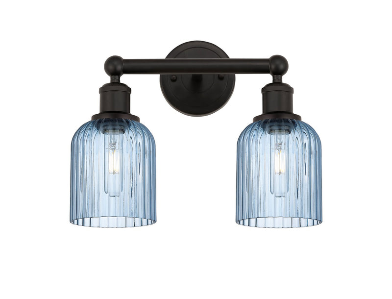 Innovations 616-2W-OB-G559-5BL Two Light Bath Vanity, Oil Rubbed Bronze