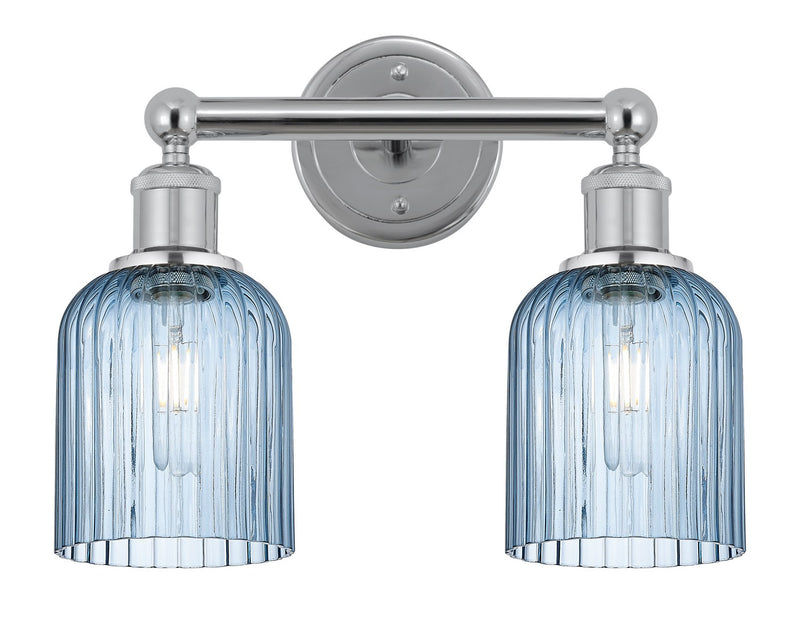 Innovations 616-2W-PC-G559-5BL Two Light Bath Vanity, Polished Chrome