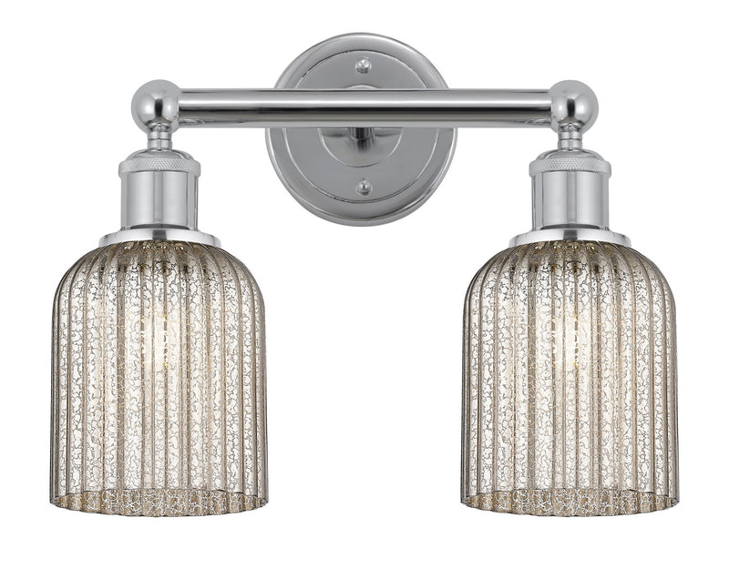 Innovations 616-2W-PC-G559-5ME Two Light Bath Vanity, Polished Chrome