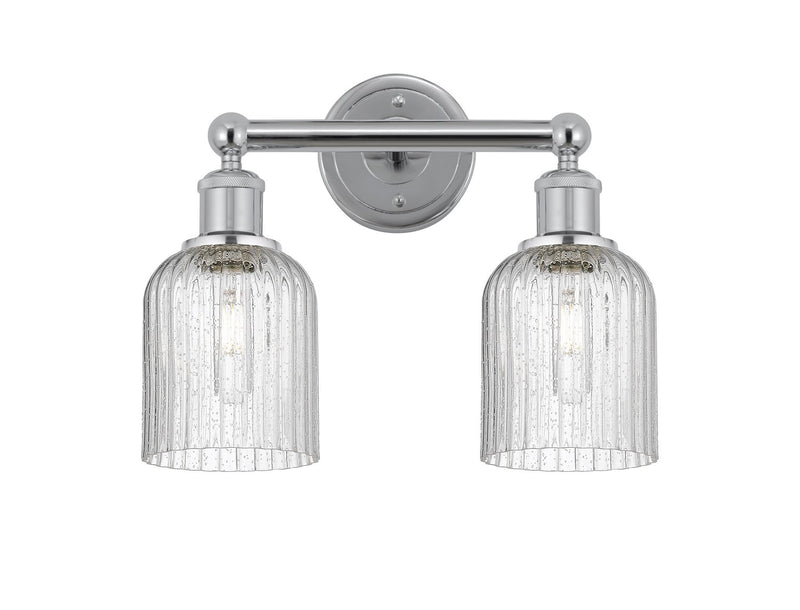Innovations 616-2W-PC-G559-5SDY Two Light Bath Vanity, Polished Chrome