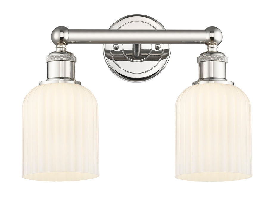 Innovations 616-2W-PN-G559-5GWH Two Light Bath Vanity, Polished Nickel