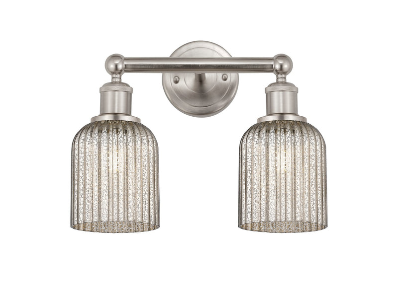 Innovations 616-2W-SN-G559-5ME Two Light Bath Vanity, Brushed Satin Nickel