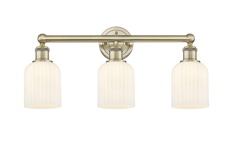 Innovations 616-3W-AB-G559-5GWH Three Light Bath Vanity, Antique Brass