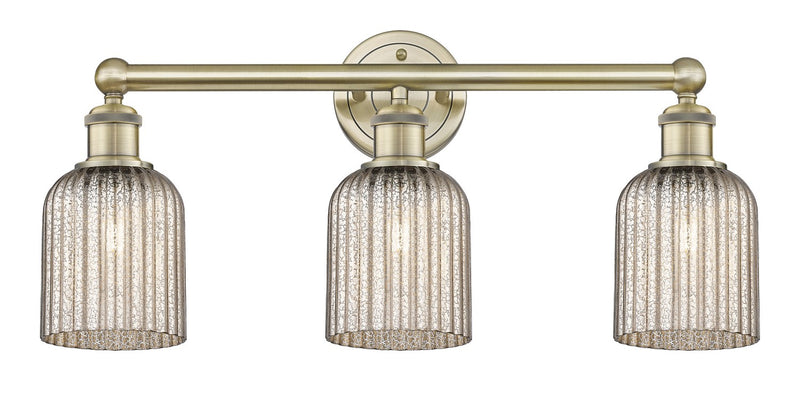 Innovations 616-3W-AB-G559-5ME Three Light Bath Vanity, Antique Brass