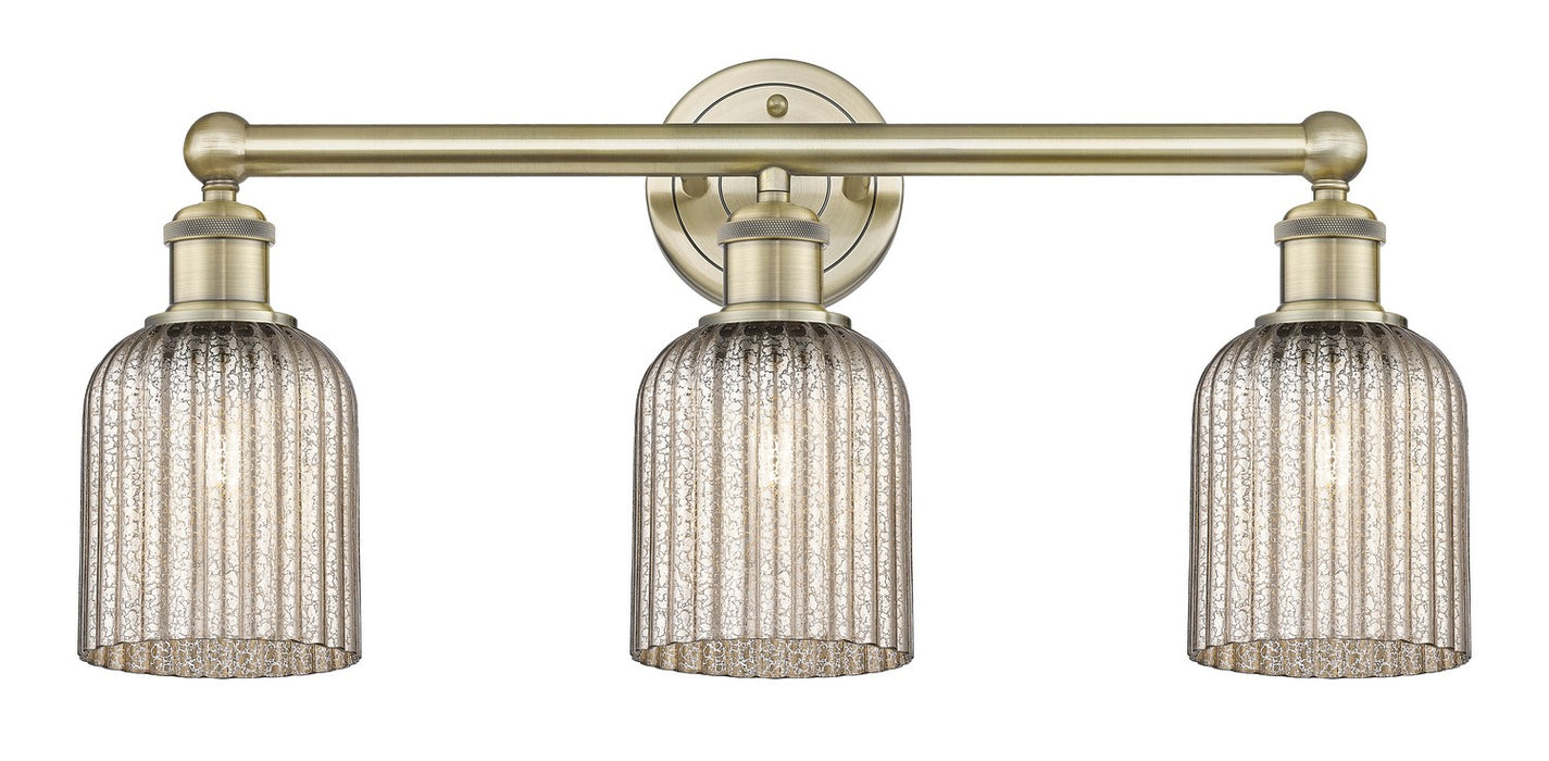 Innovations 616-3W-AB-G559-5ME Three Light Bath Vanity, Antique Brass