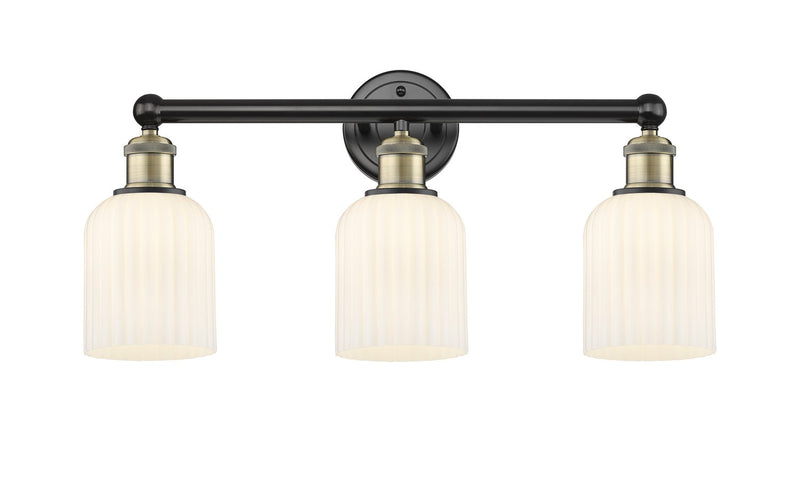 Innovations 616-3W-BAB-G559-5GWH Three Light Bath Vanity, Black Antique Brass
