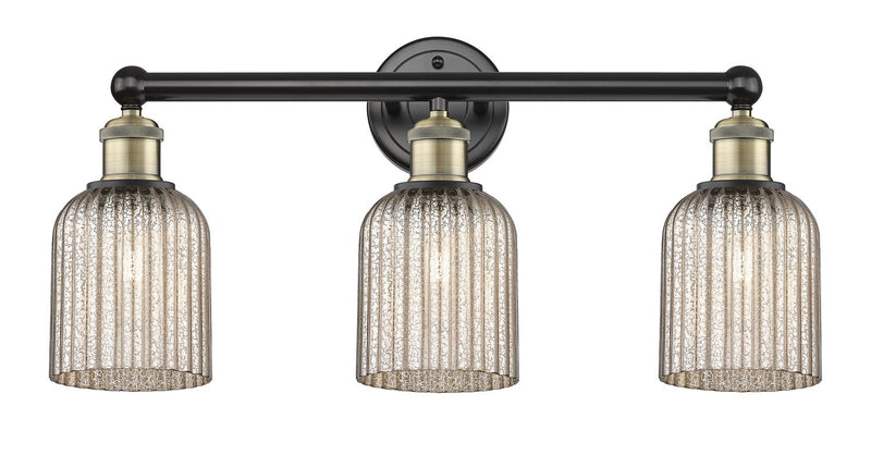 Innovations 616-3W-BAB-G559-5ME Three Light Bath Vanity, Black Antique Brass