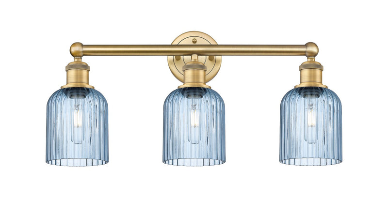 Innovations 616-3W-BB-G559-5BL Three Light Bath Vanity, Brushed Brass