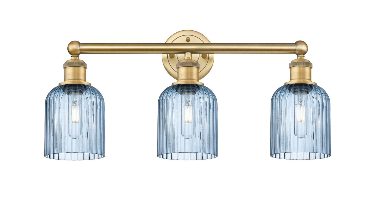 Innovations 616-3W-BB-G559-5BL Three Light Bath Vanity, Brushed Brass