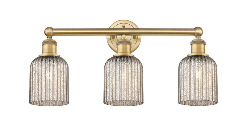 Innovations 616-3W-BB-G559-5ME Three Light Bath Vanity, Brushed Brass