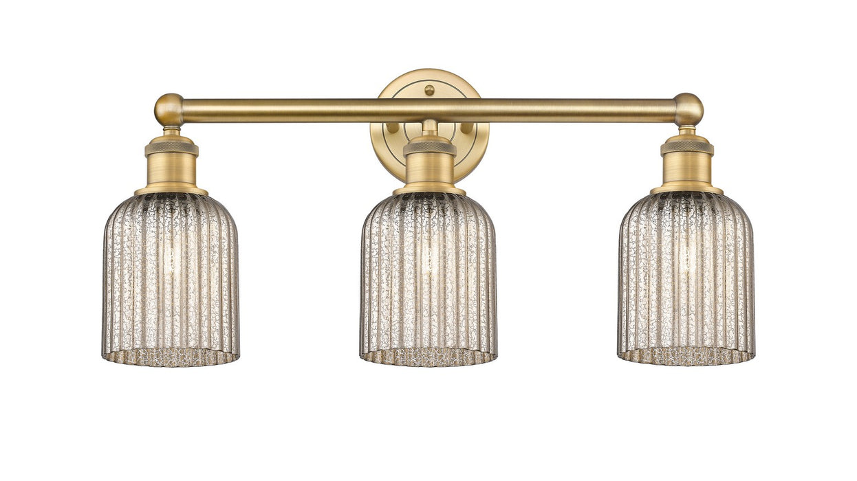 Innovations 616-3W-BB-G559-5ME Three Light Bath Vanity, Brushed Brass