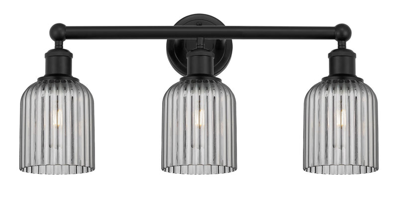 Innovations 616-3W-BK-G559-5SM Three Light Bath Vanity, Matte Black