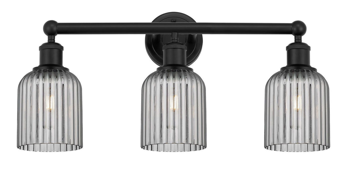 Innovations 616-3W-BK-G559-5SM Three Light Bath Vanity, Matte Black