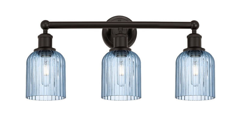 Innovations 616-3W-OB-G559-5BL Three Light Bath Vanity, Oil Rubbed Bronze