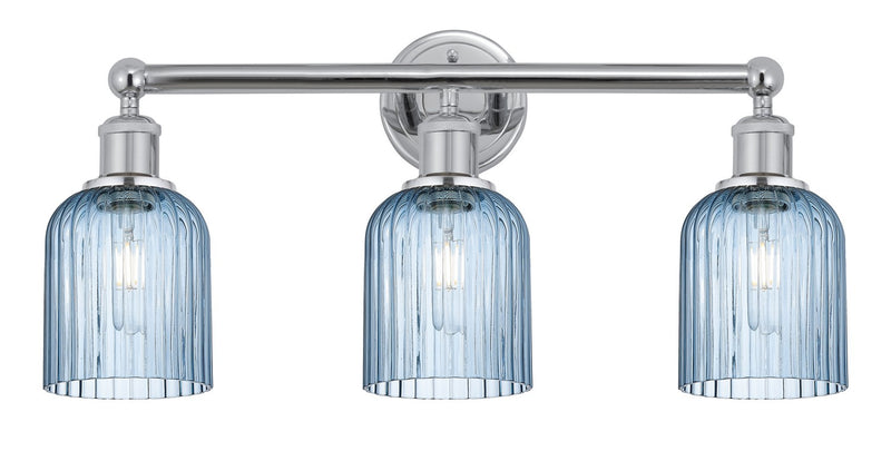 Innovations 616-3W-PC-G559-5BL Three Light Bath Vanity, Polished Chrome