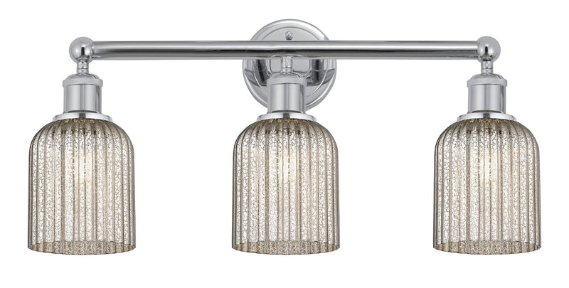 Innovations 616-3W-PC-G559-5ME Three Light Bath Vanity, Polished Chrome