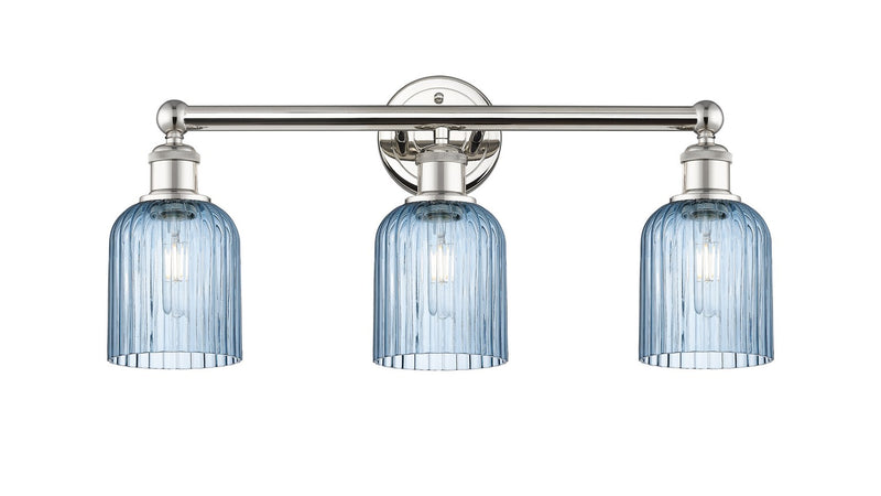 Innovations 616-3W-PN-G559-5BL Three Light Bath Vanity, Polished Nickel