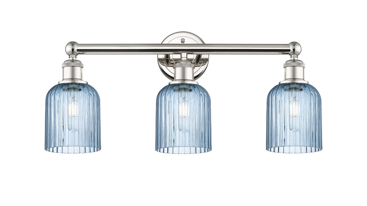 Innovations 616-3W-PN-G559-5BL Three Light Bath Vanity, Polished Nickel