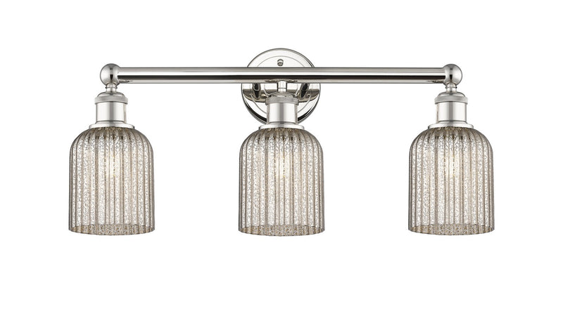 Innovations 616-3W-PN-G559-5ME Three Light Bath Vanity, Polished Nickel
