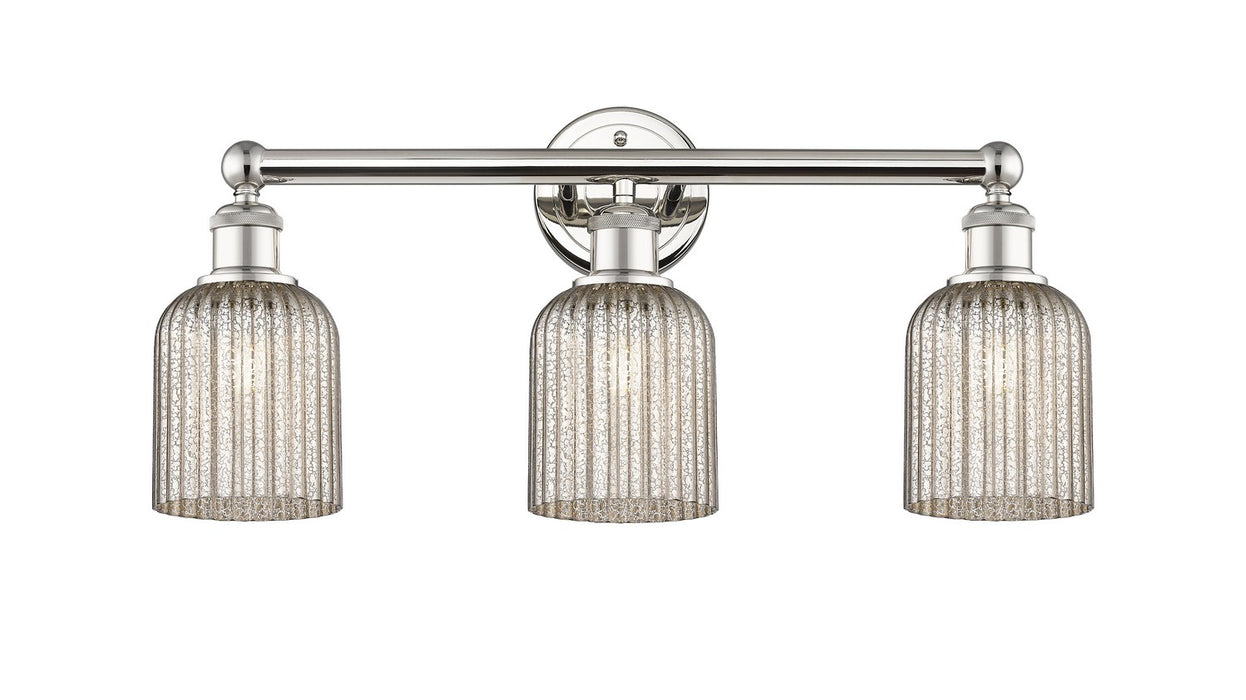 Innovations 616-3W-PN-G559-5ME Three Light Bath Vanity, Polished Nickel