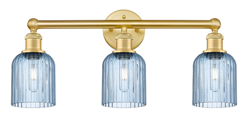 Innovations 616-3W-SG-G559-5BL Three Light Bath Vanity, Satin Gold
