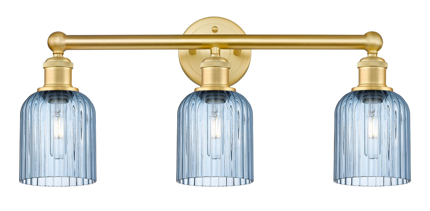 Innovations 616-3W-SG-G559-5BL Three Light Bath Vanity, Satin Gold