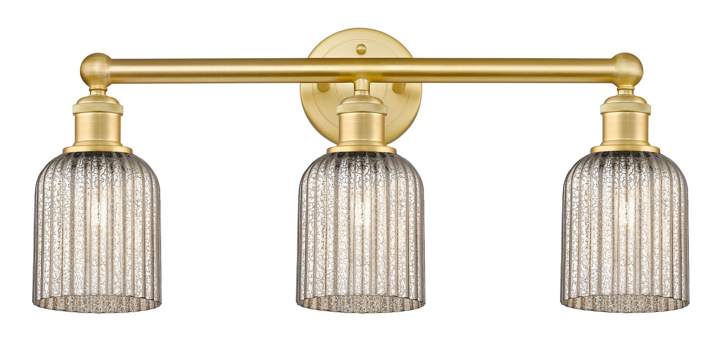 Innovations 616-3W-SG-G559-5ME Three Light Bath Vanity, Satin Gold